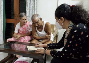 Dr Nivedita Page consulting Dr Prakash Amte