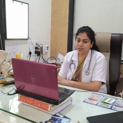 Dr Nivedita Page During Video Consultation