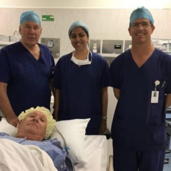 Dr Nivedita with Dr Philip Finch in Australia